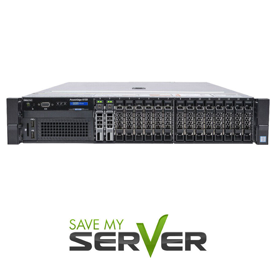 Dell PowerEdge R730 Server - 2x E5-2630 v3 2.4GHz 16 Cores - Choose RAM / Drives