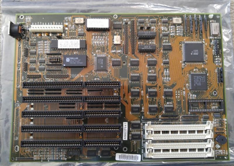 ECS 286A+ Acer Motherboard Turbo 16MHz IBM PC/AT - FAST - Retro Vintage Rare