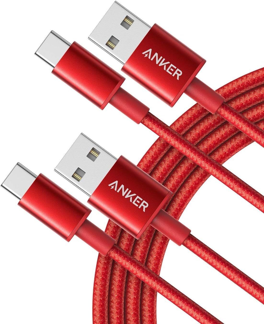 Anker Cable [2 Pack 6ft], USB to C Cable, A Type C Charger Cord... 