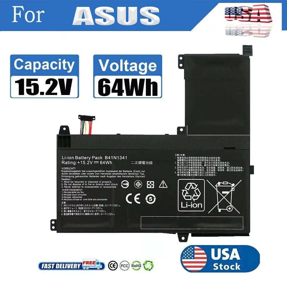 B41N1341 Battery For Asus Q502 Q502LA Q502L Q502LA-BBI5T15 Q502LA-BBI5T12 64Wh