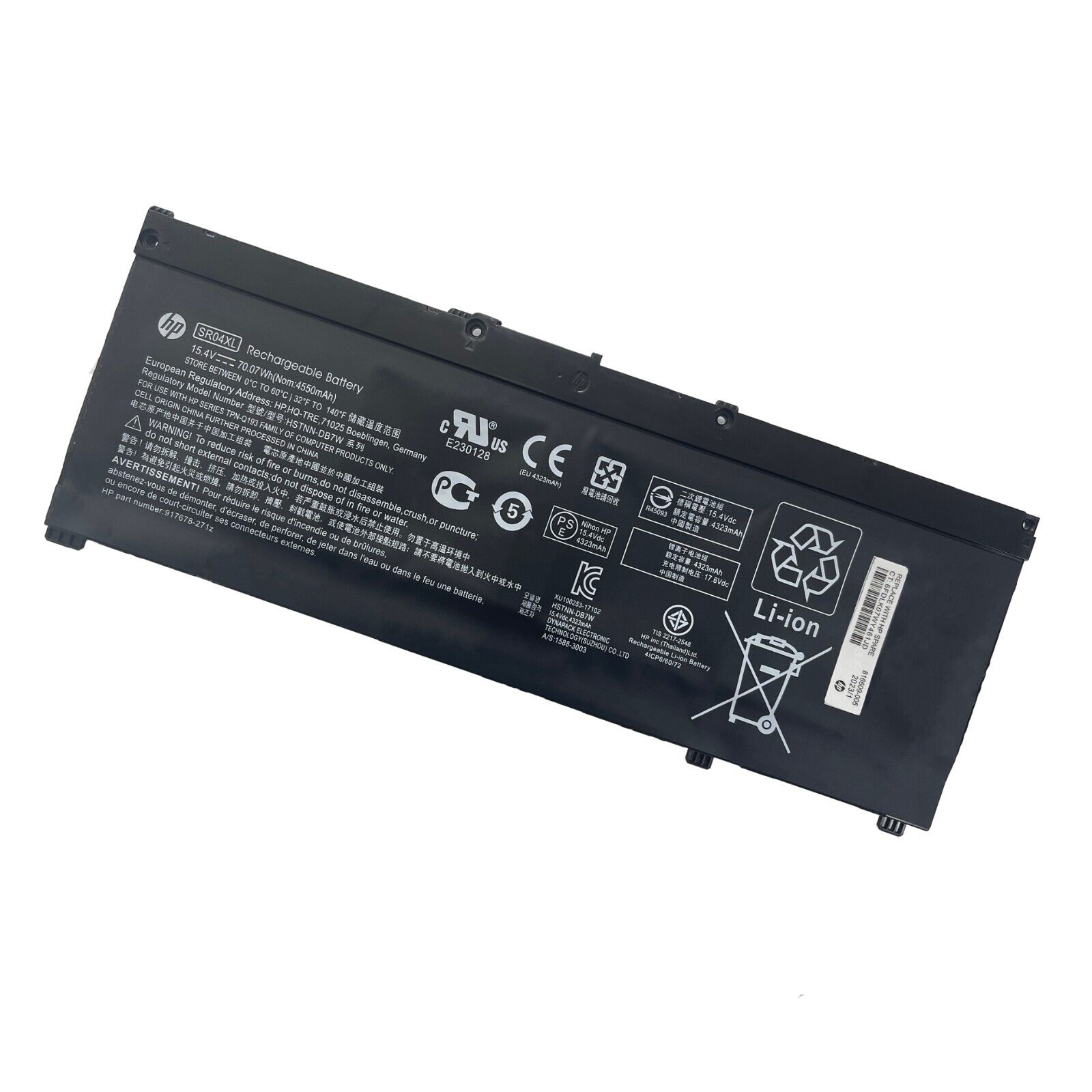 OEM Genuine SR04XL Battery for HP Omen 15-ce000 917724-855 HSTNN-DB7W HSTNN-IB7Z