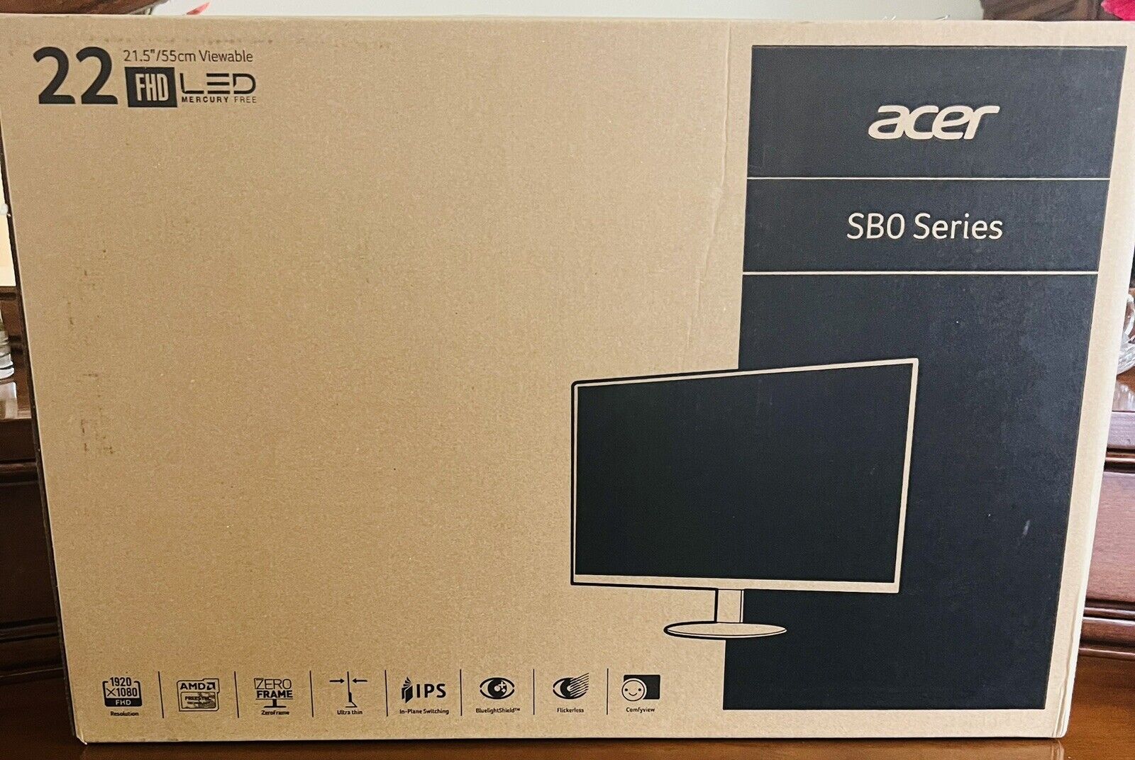Acer SB220Q bi 21.5 inch Widescreen IPS Monitor