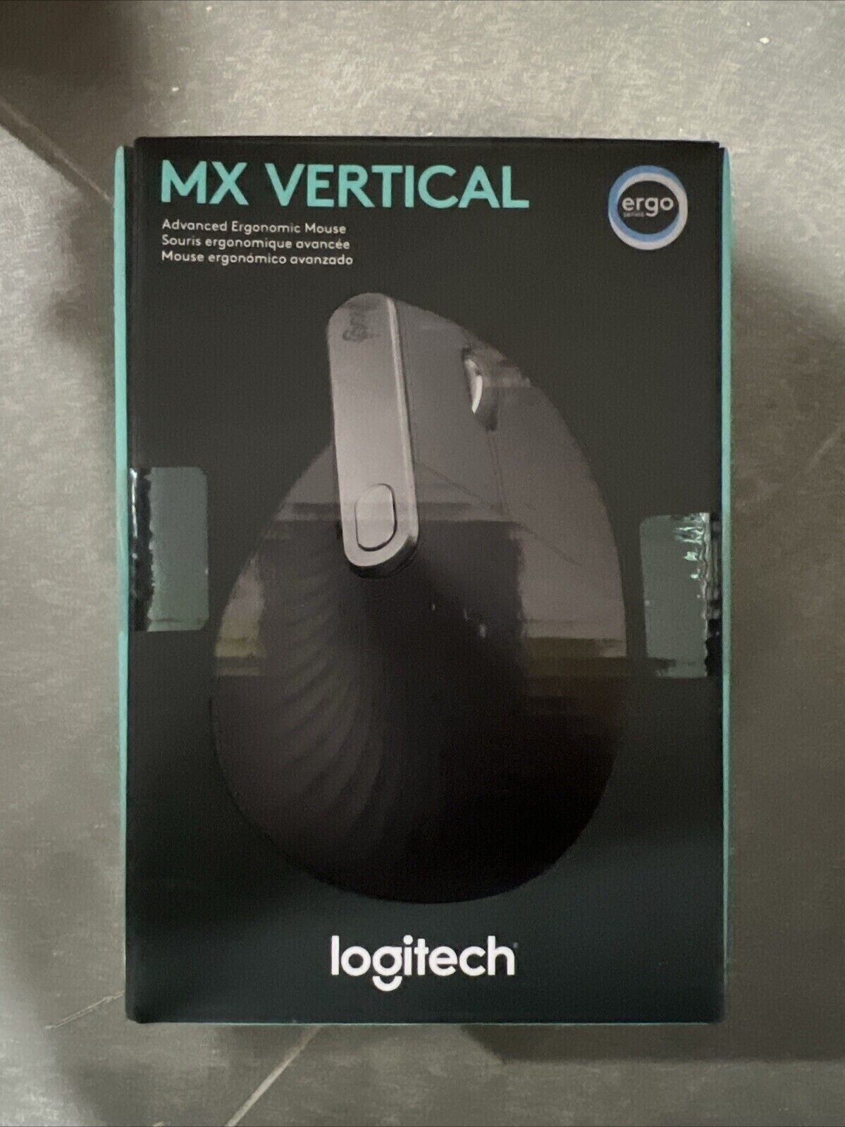 Logitech - MX Vertical Advanced Wireless Optical Mouse with Ergonomic Design