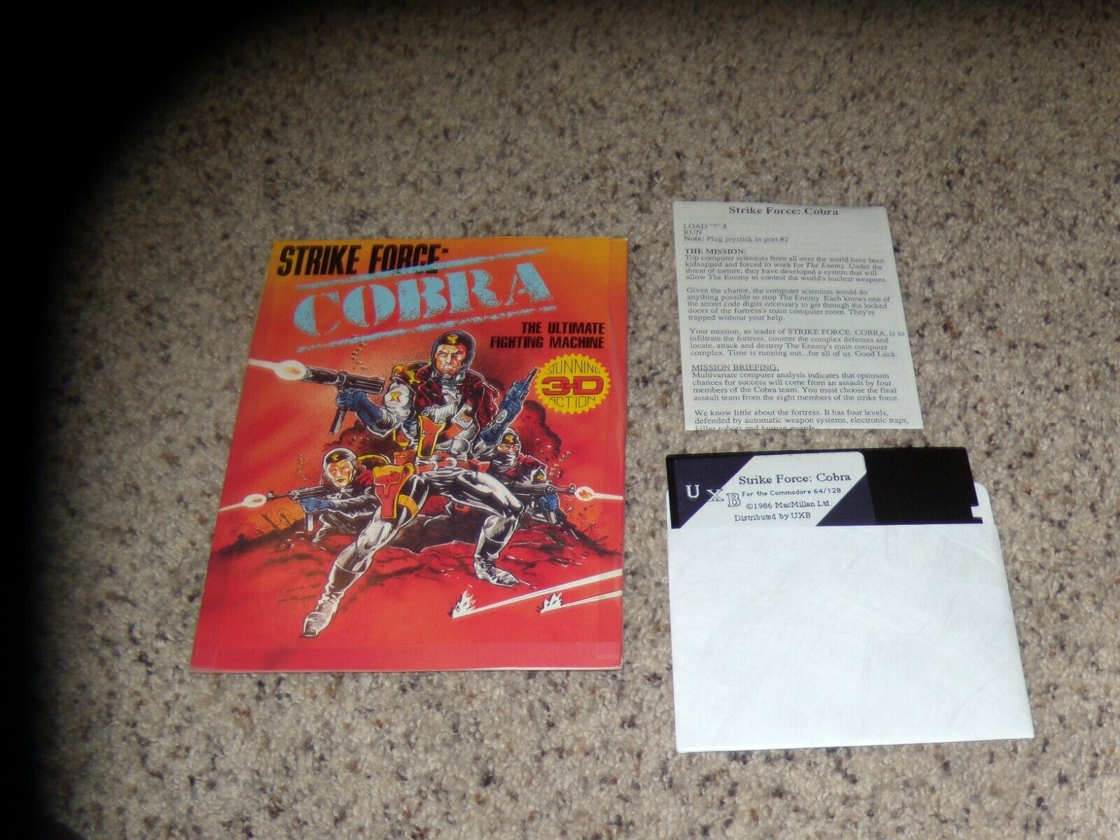 Strike Force: Cobra The Ultimate Fighting Machine for the Commodore 64 C64