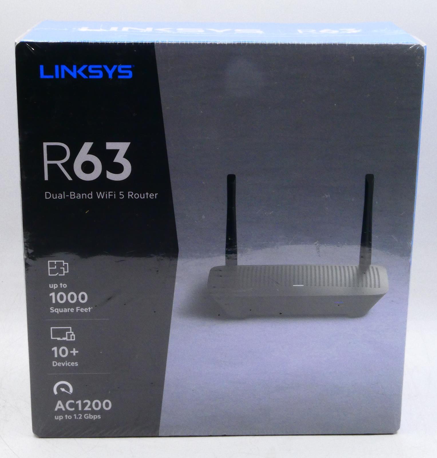 NEW & SEALED - LINKSYS EA6350-4B V4 AC1200 R63 DUAL-BAND WIFI 5 ROUTER #103566#