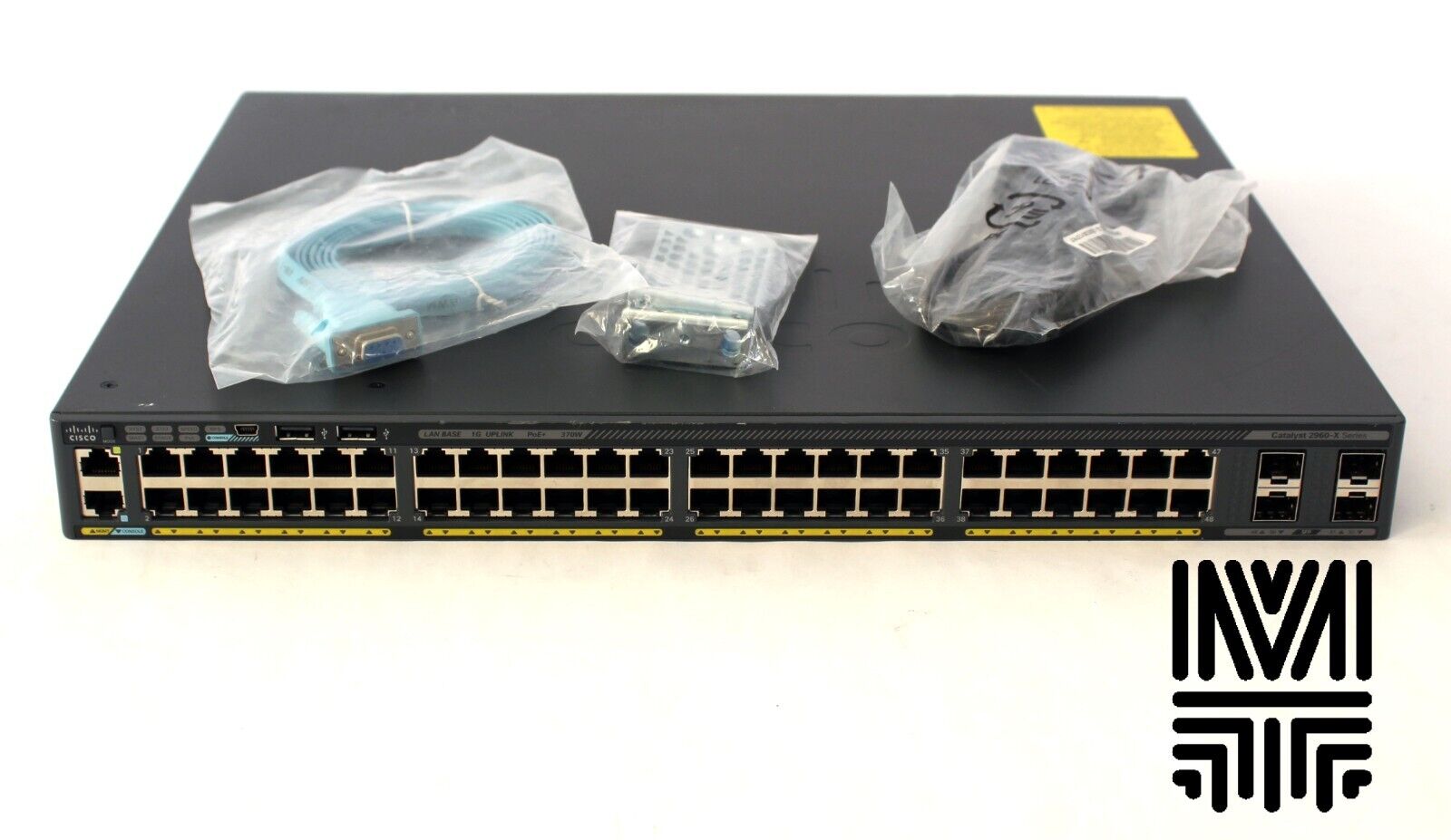 Cisco WS-C2960X-48LPS-L 48 Port GigE Switch 4x1G SFP LAN base 370 Watts, TESTED