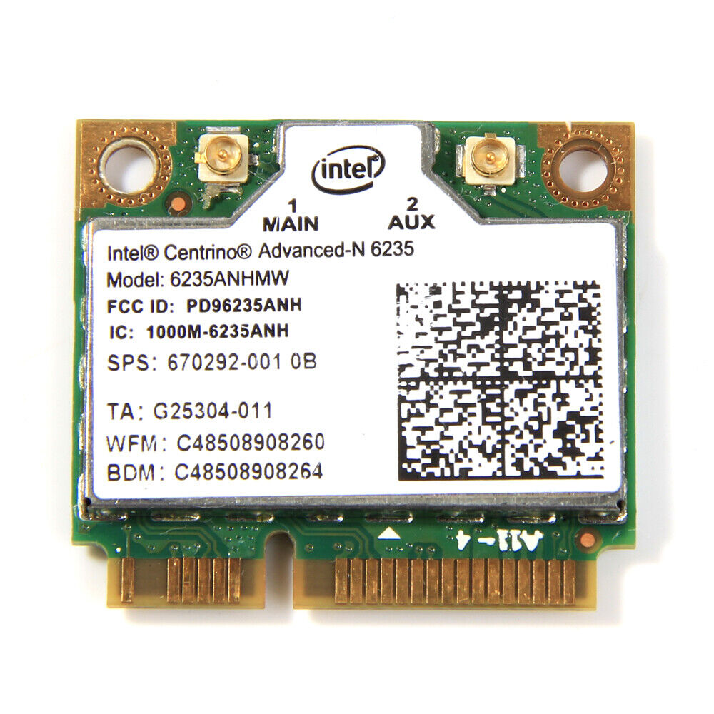 Intel Centrino Advanced-N 6235 Wireless 6235ANHMW Mini PCI-E wifi Card Wireless