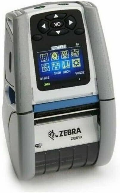 Zebra ZQ610 ZQ61-HUFA000-00 Healthcare Mono Direct Thermal Mobile Label Printer