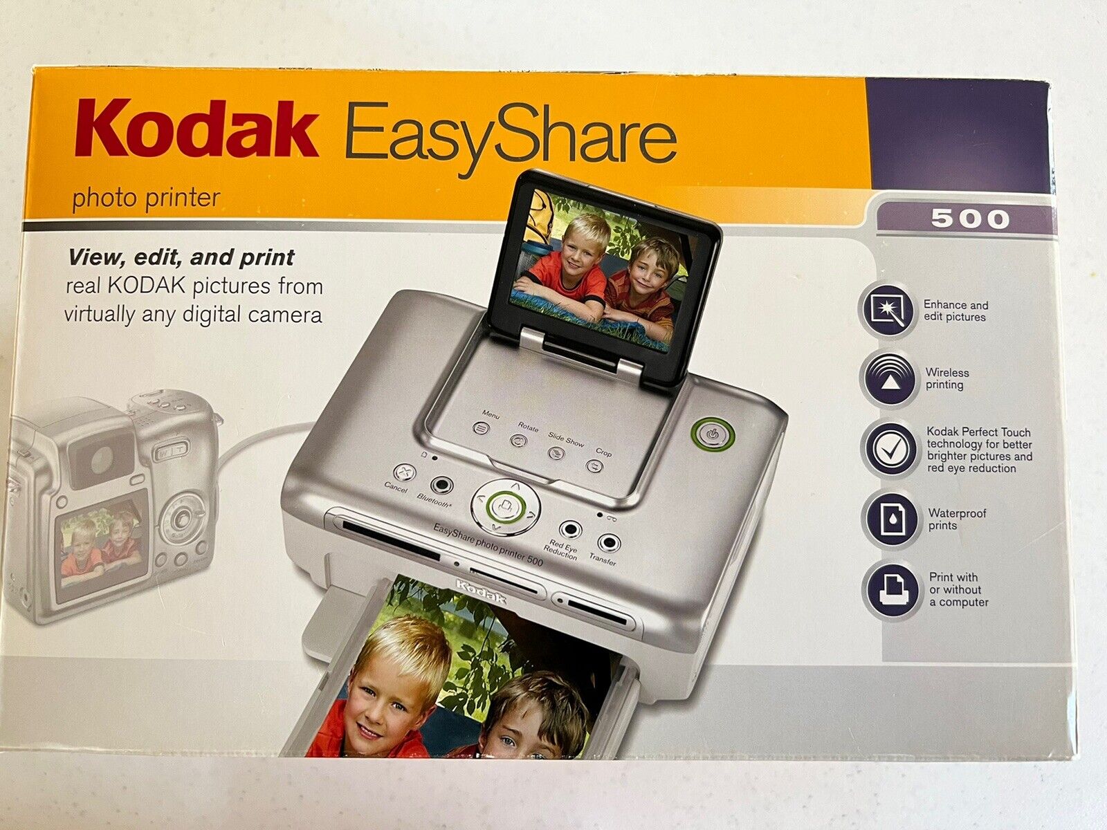 New In A Open Box Kodak EASYSHARE 500 Digital Photo Thermal Printer No camera