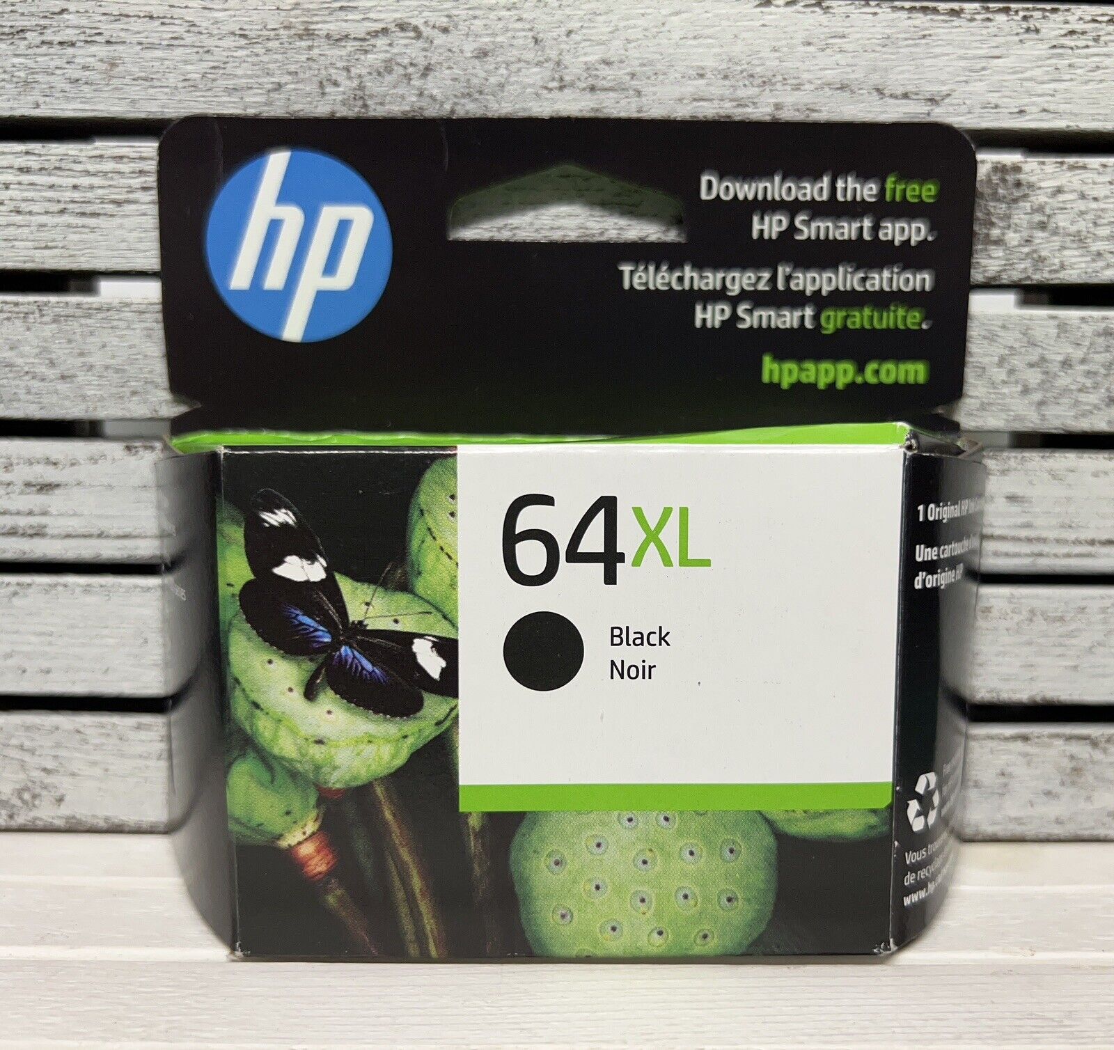 Genuine HP  64XL High Yield Black Ink Cartridge Dated 2024 New 64 XL