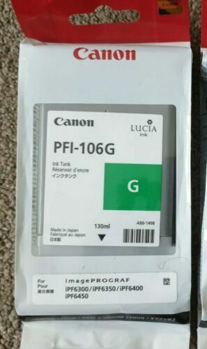 Genuine Canon PFI-106 ink cartridges for iPF6300 iPF6350 iPF6400 iPF6450 lot