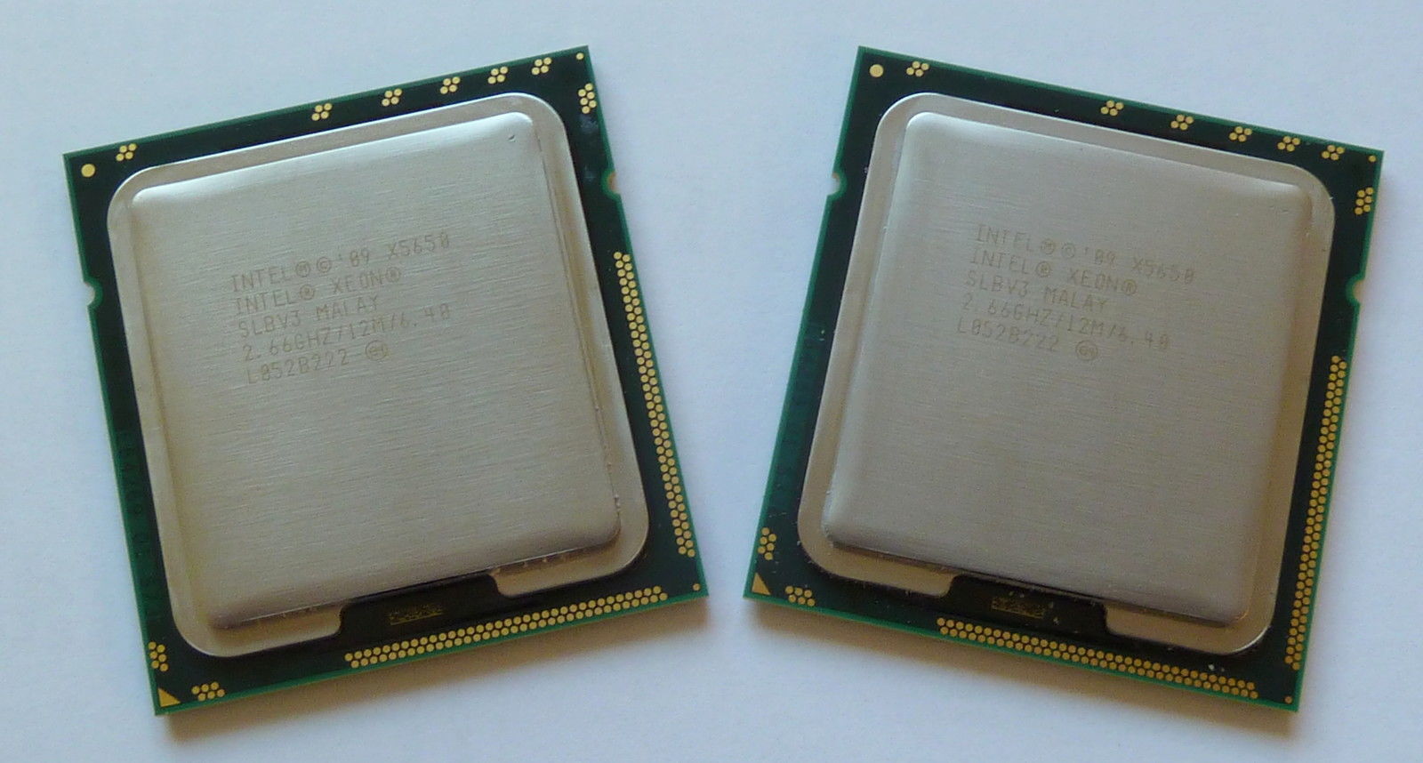 Matching pair Intel Xeon X5660 X5670 X5675 X5680 X5690 LGA1366 CPU Processor