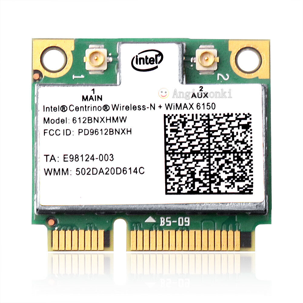 Intel Centrino Advanced-N + WIMAX 6150 WiFi Half Mini Card 612BNXHMW 0WT8X2 NEW