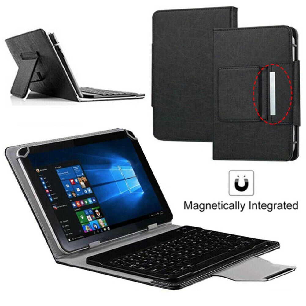 For Amazon Kindle Fire HD 8/HD 8Plus 2022/2020 Keyboard Leather Stand Case Cover