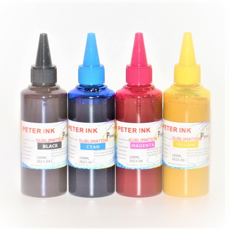 4X100ML Sublimation refill Ink alternative for Ricoh Printer Cartridge
