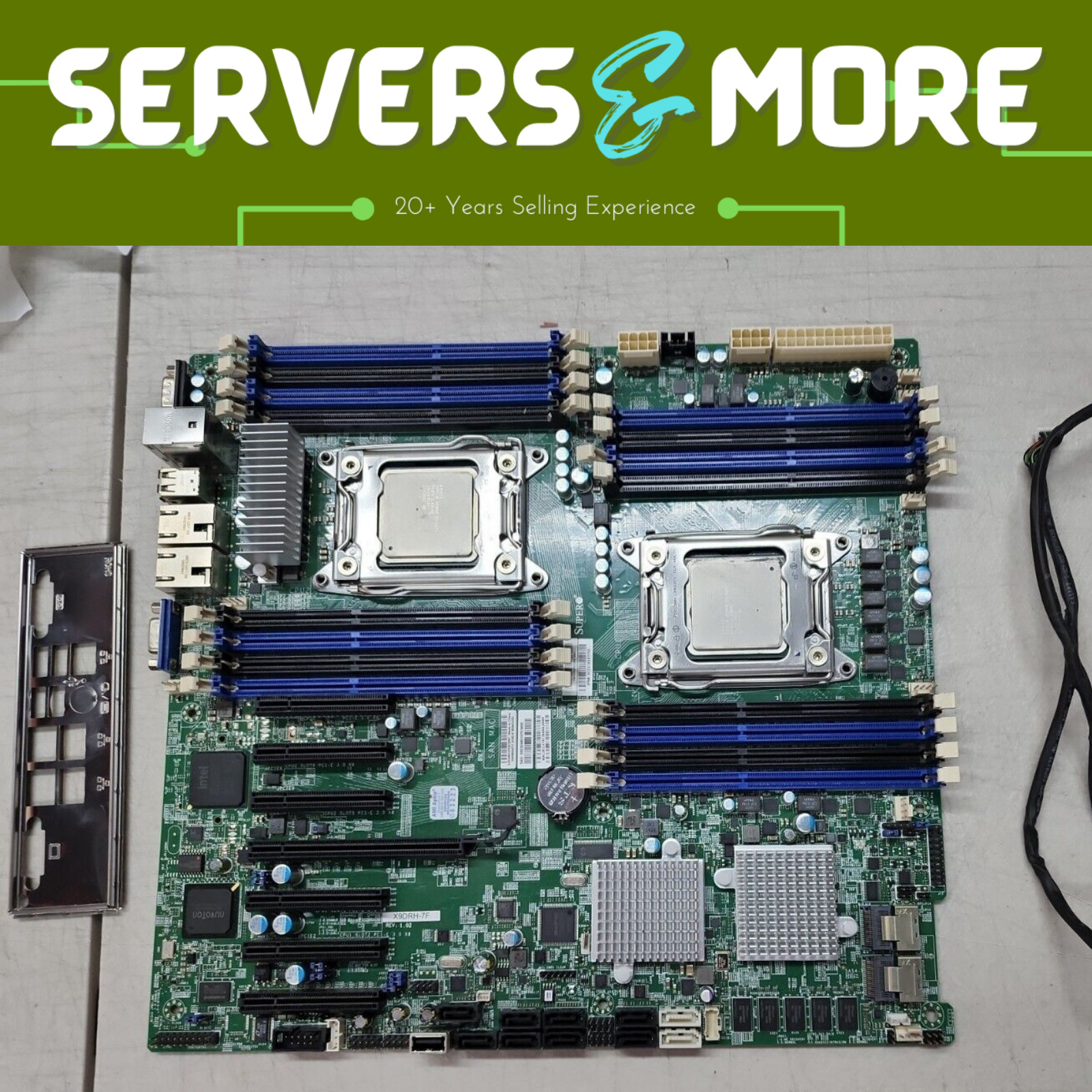 Supermicro X9DRH-7F Dual XEON LGA2011 Extended ATX Server Motherboard w/RAID BBU