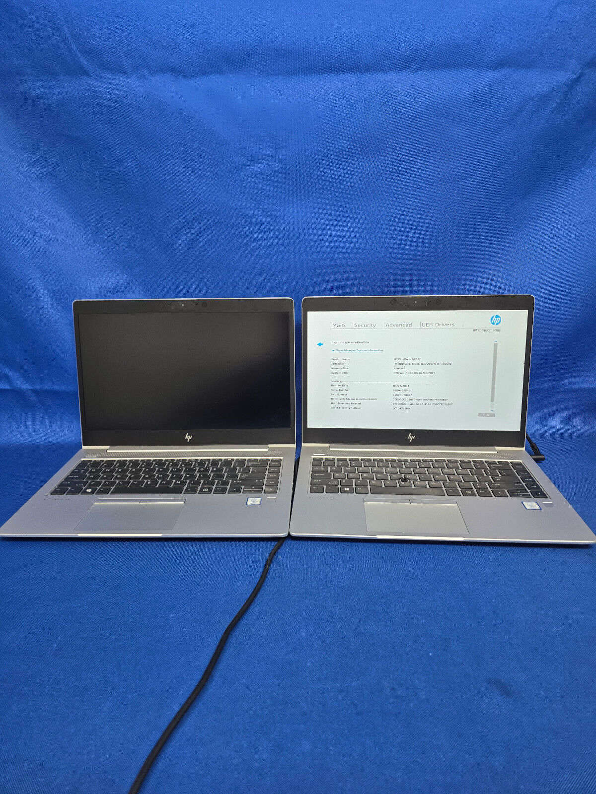 LOT OF 2 X HP EliteBook 840 G6 i5 8365u 1.60GHz 8GB RAM