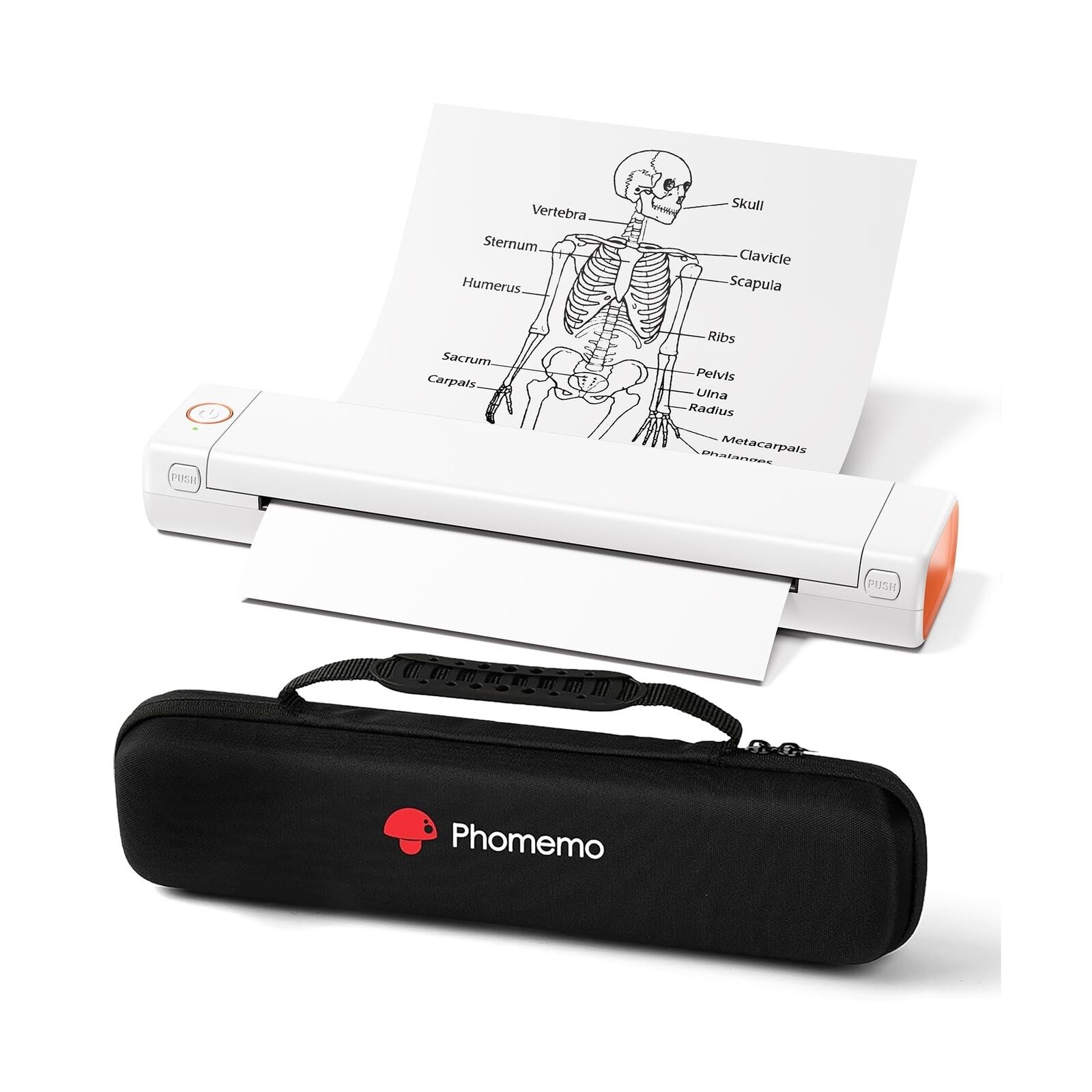Phomemo Portable Printer - [Upgrade] Portable Printer Wireless for Travel Com...