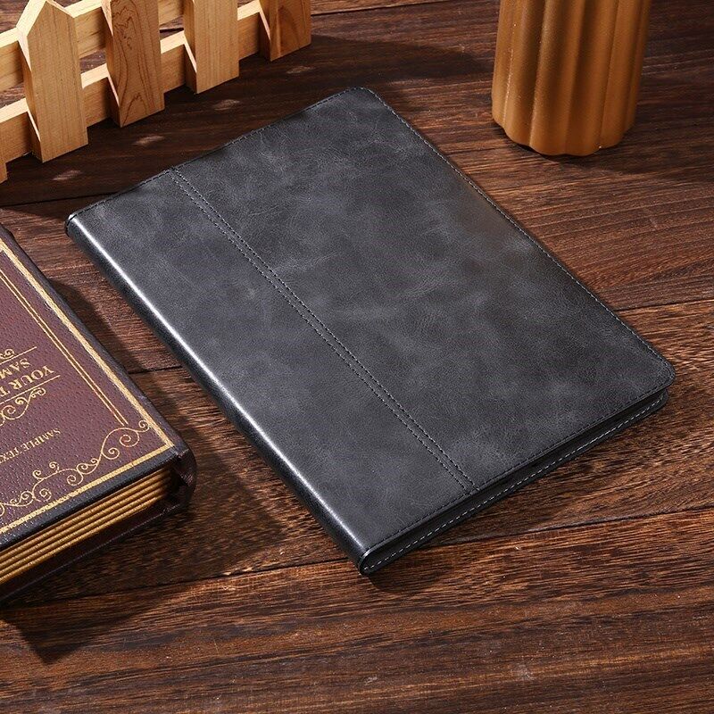 Genuine Leather Tablet Silicone Stand Case Cover For iPad Air 2 / Air 1