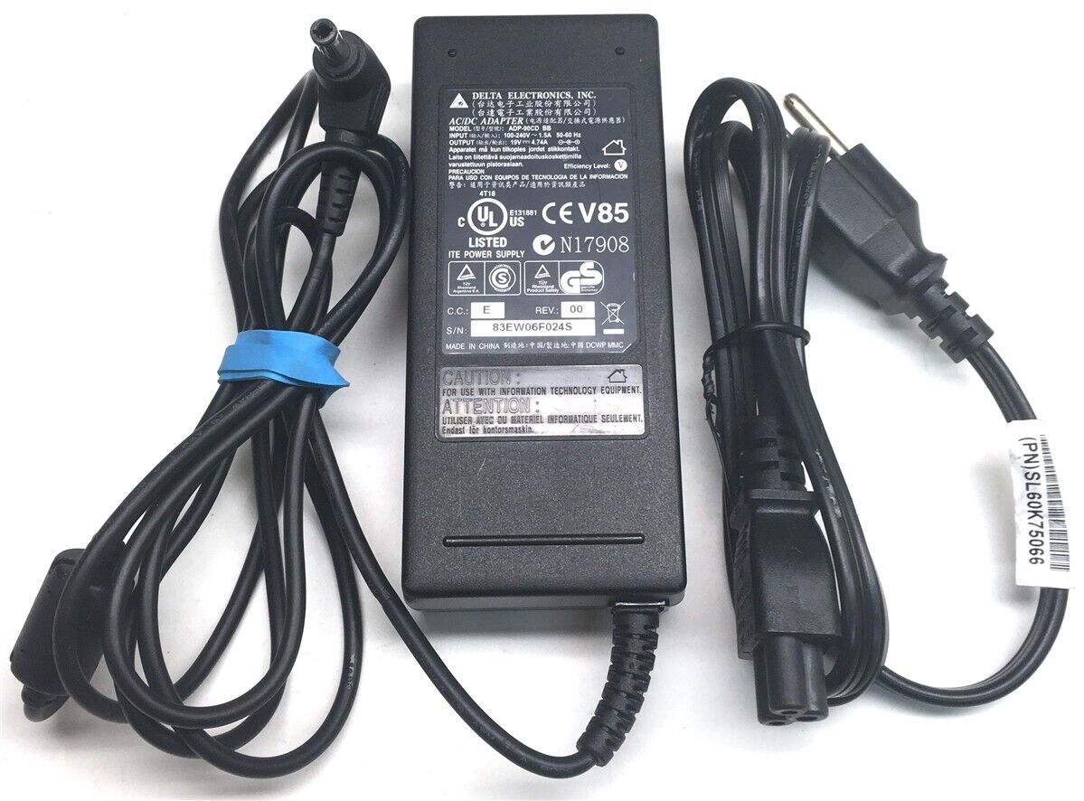 Delta for MSI Laptop Charger AC Adapter Power Supply ADP-90CD BB 19V 4.74A 90W