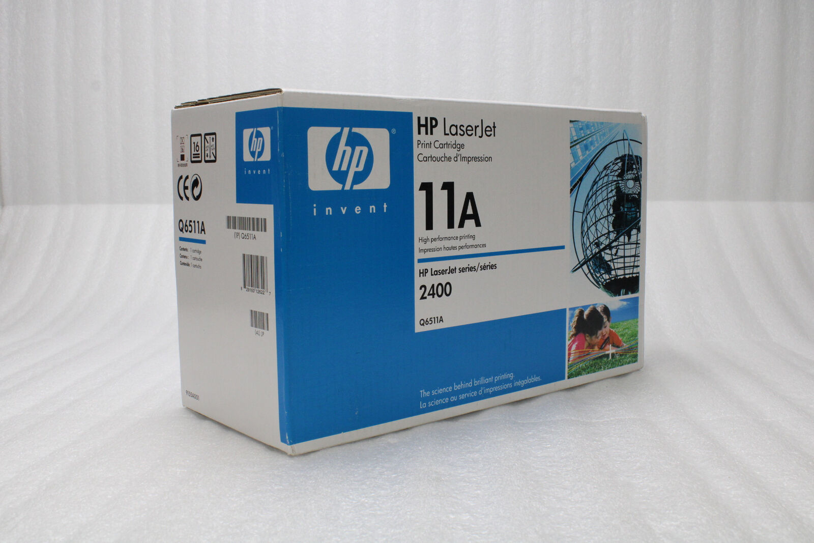 Genuine OEM Sealed HP Invent Q6511A Black Toner LaserJet 11A 2400 Series
