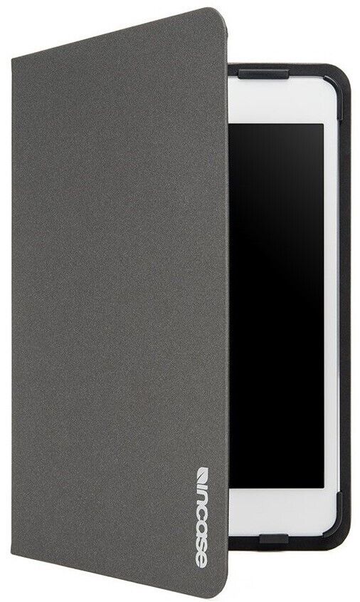 New INCASE Book Jacket Slim For Apple IPAD MINI 4 Gray Case Converts To Stand