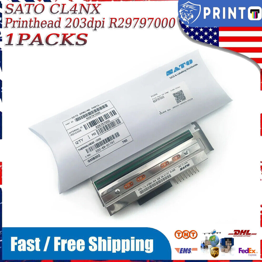NEW R29797000 Original Printhead for SATO CL4NX Thermal Label Printer 203dpi