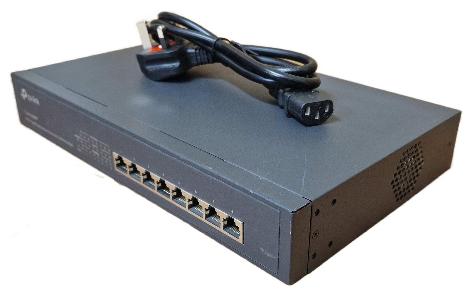 TP-Link TL-SG1008MP 8 Port PoE+ Gigabit Ethernet Network Switch + PSU Cable