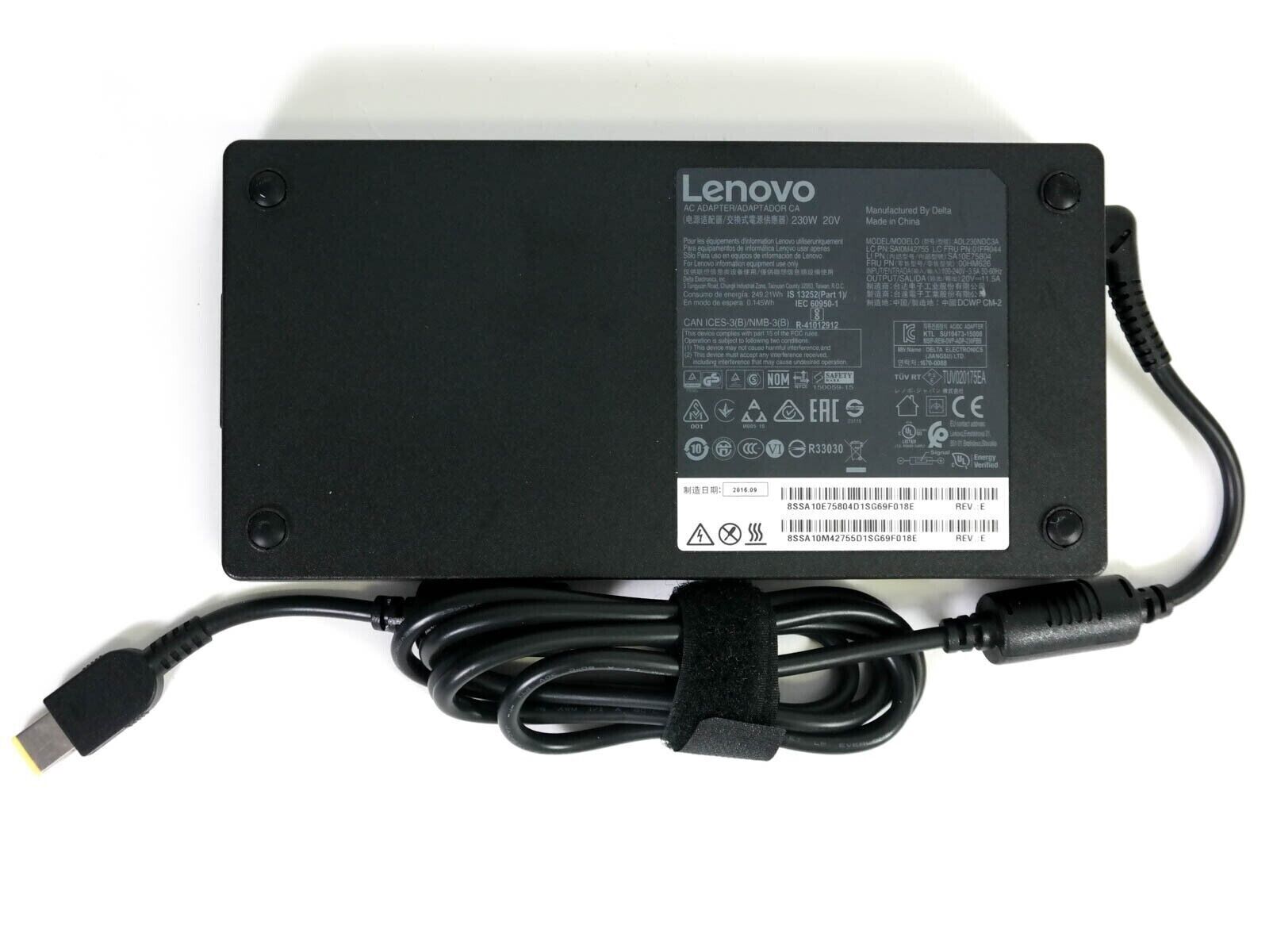 Genuine OEM Lenovo 230W 20V 11.5A AC Charger for Lenovo ThinkPad P Series