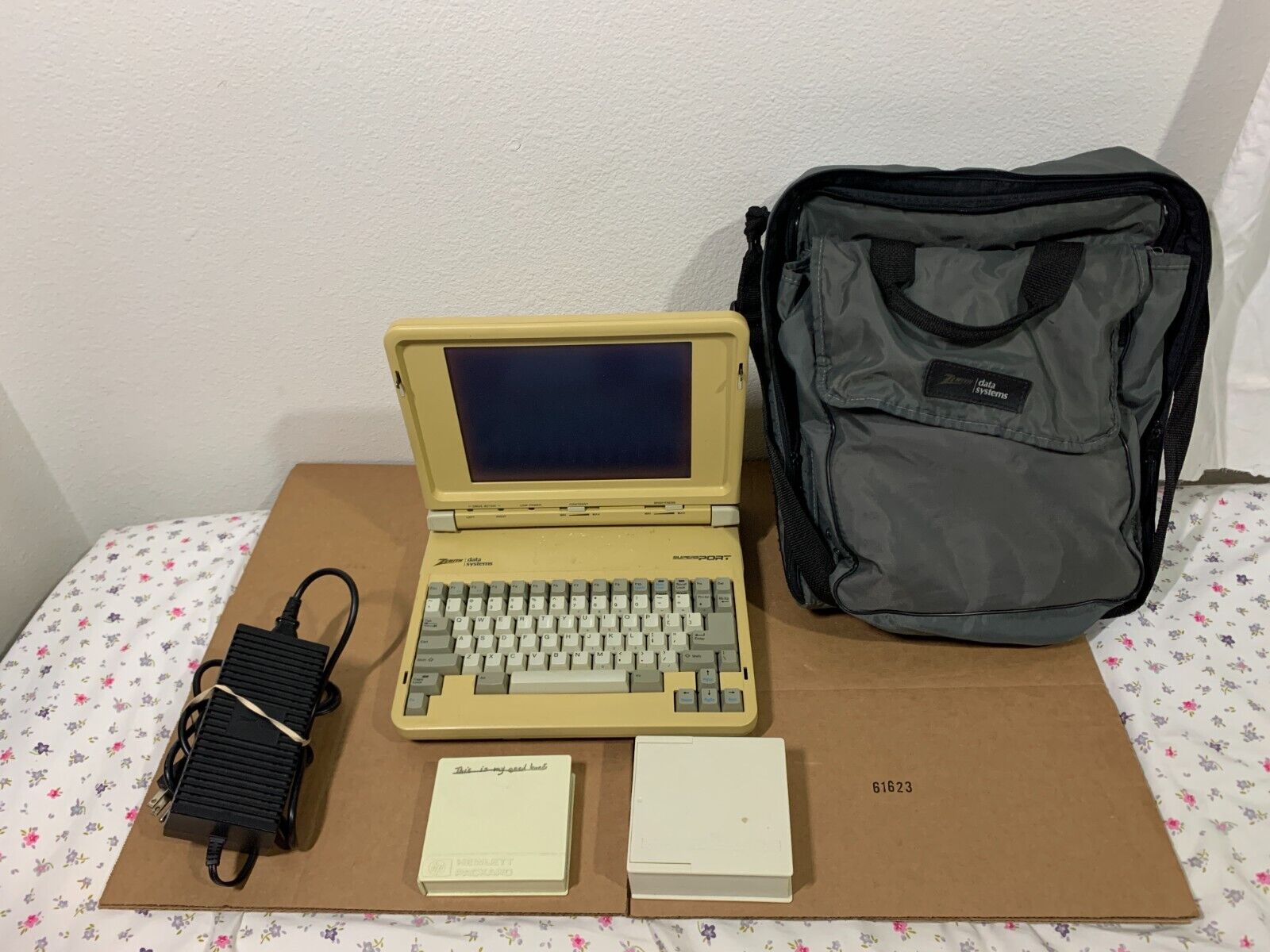 Vintage Zenith Data Systems SUPERSPORT ZFL-184-01 Laptop Working