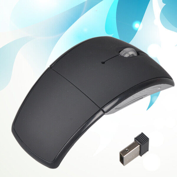2.4GHz Foldable Wireless Optical Mouse Mice + USB Receiver For PC Laptop