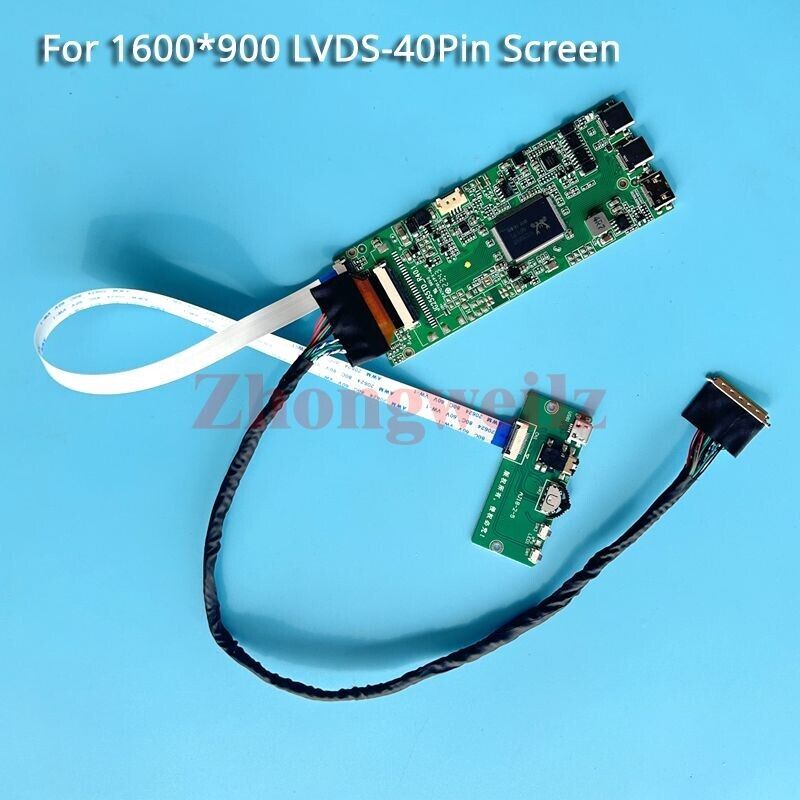 For LTN156KT02-101/301/301 Mini-HDMI LVDS 40-Pin 1600x900 USB-C LCD Driver Board