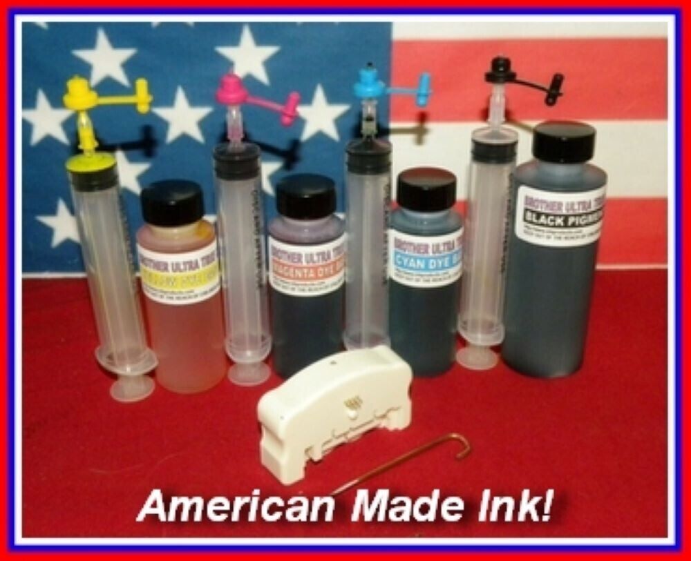 Compatible Ink Refill Kit For Brother Printers That Use The LC101, LC102, LC103