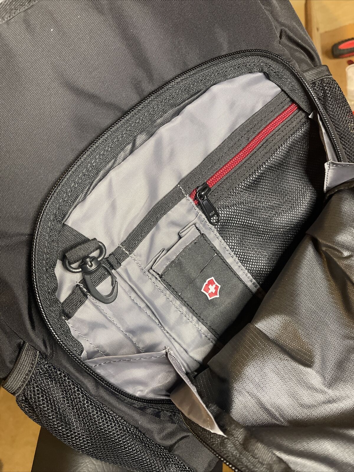 Victorinox Swiss Army Laptop Briefcase Shoulder Strap Bag W/ Name Badge