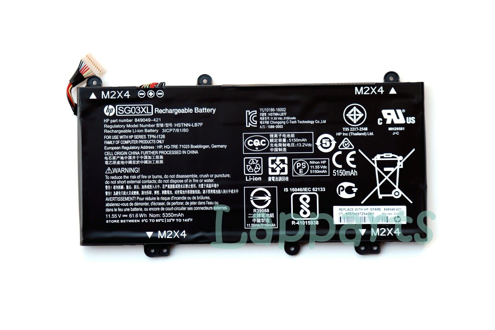 61.6Wh Genuine SG03XL Battery for HP Envy M7-U 849314-850 HSTNN-LB7E 849049-421