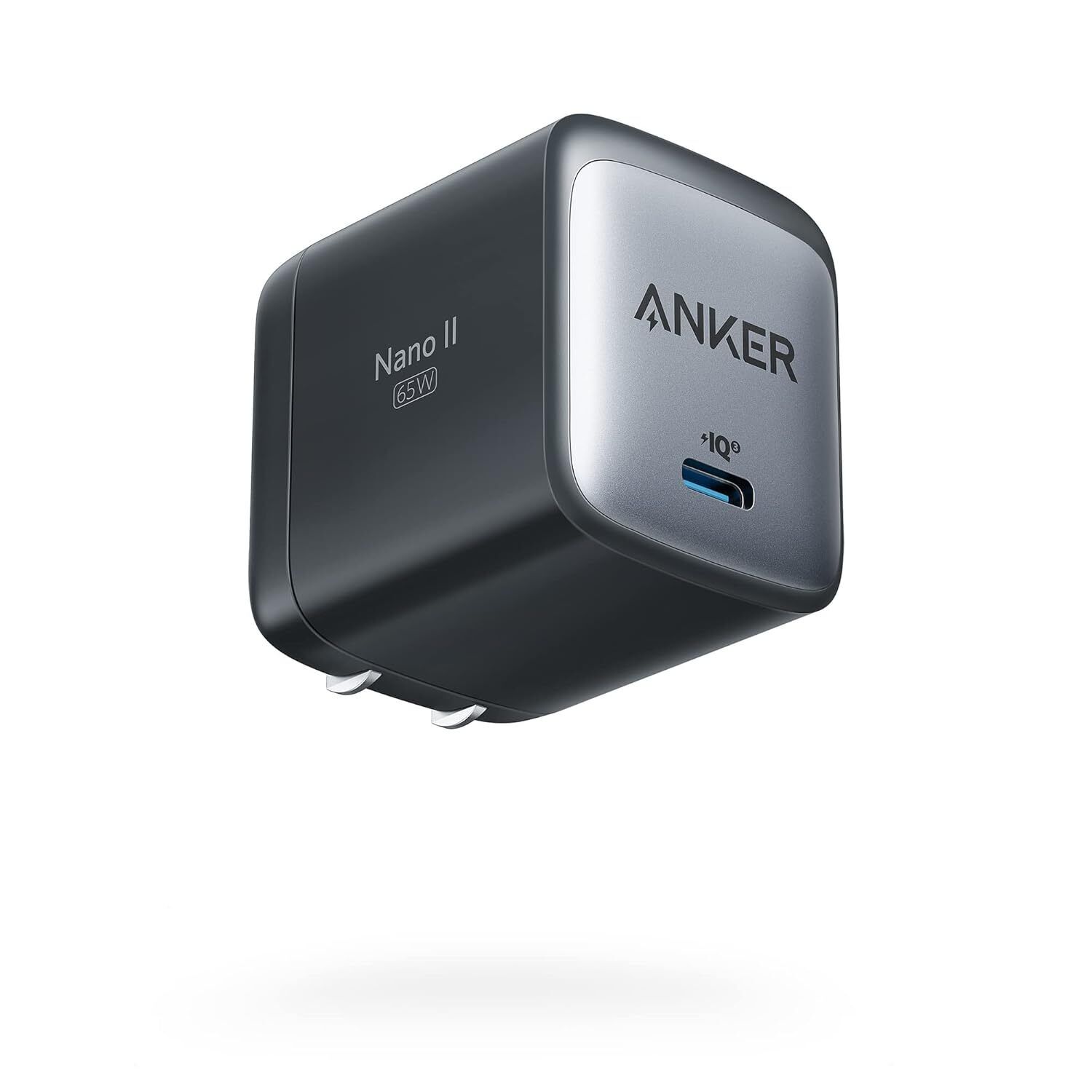 Anker USB C 715 (Nano II 65W), GaN II PPS Fast Compact Foldable Charger for Ma