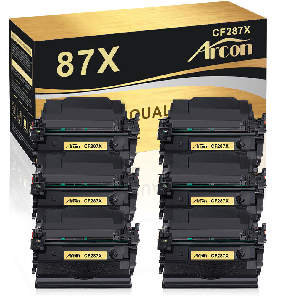 6PK Toner Cartridge replace for HP CF287X LaserJet Pro M501dn M501n M506n126