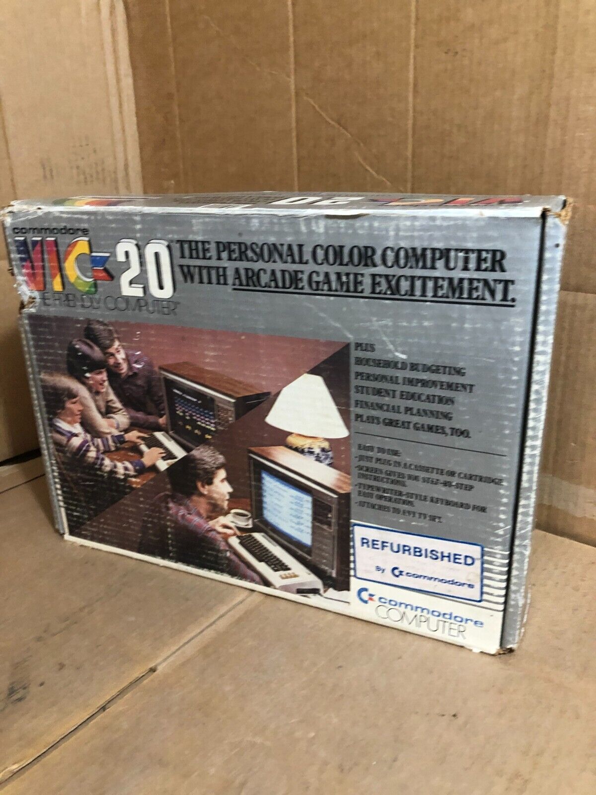 Commodore VIC-20 Personal Color Computer In Box AS-IS/For Parts or repair