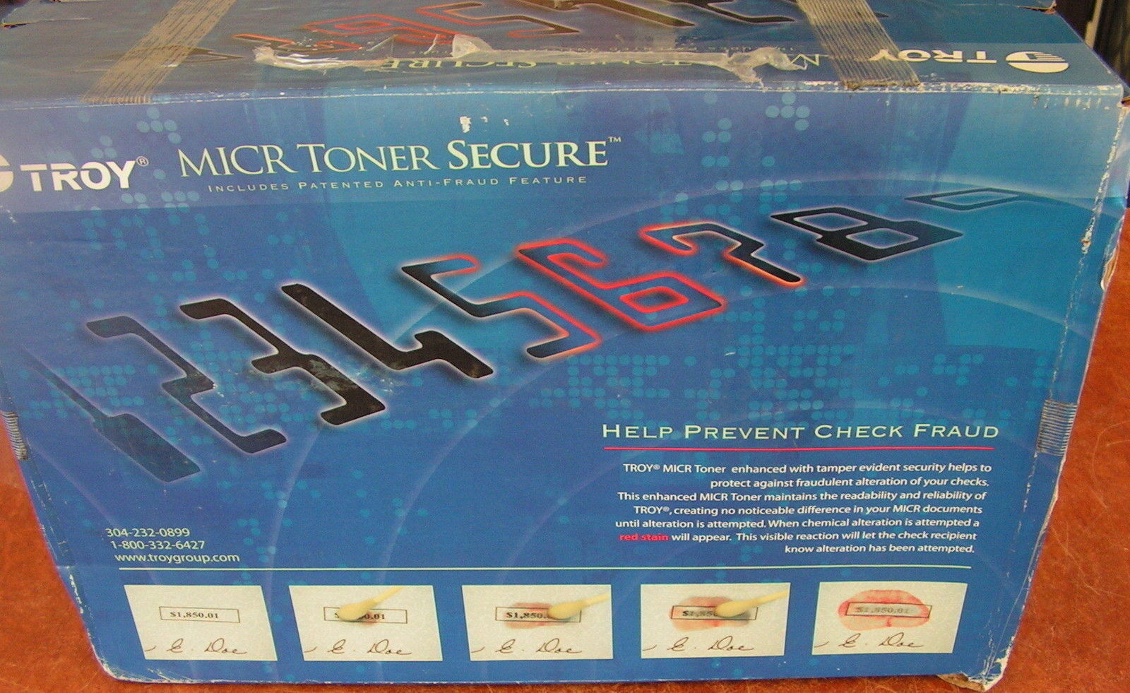 Genuine Troy Micr Toner Secure 02-81078-001 for 4100 Printers