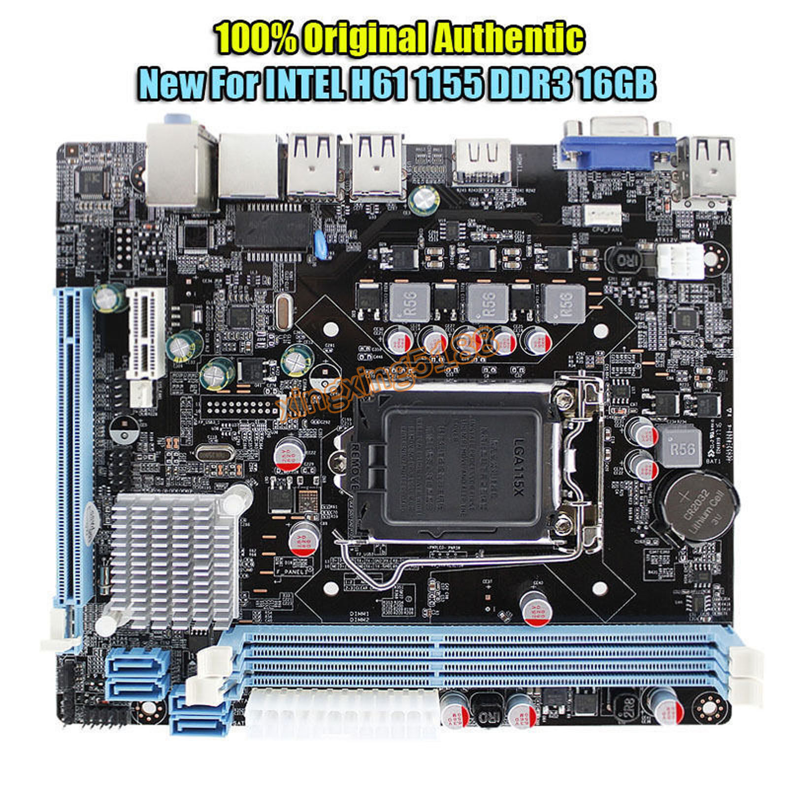 NEW for Intel H61 Socket LGA 1155 MicroATX Computer Motherboard DDR3 PLACA MAE