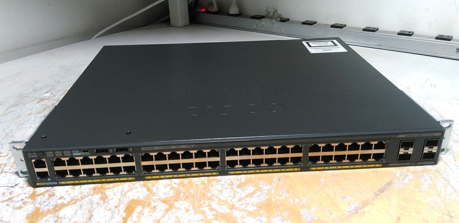 Cisco Catalyst WS-C2960X-48LPS-L 48 Port PoE+ 370W Gigabit Ethernet Switch 