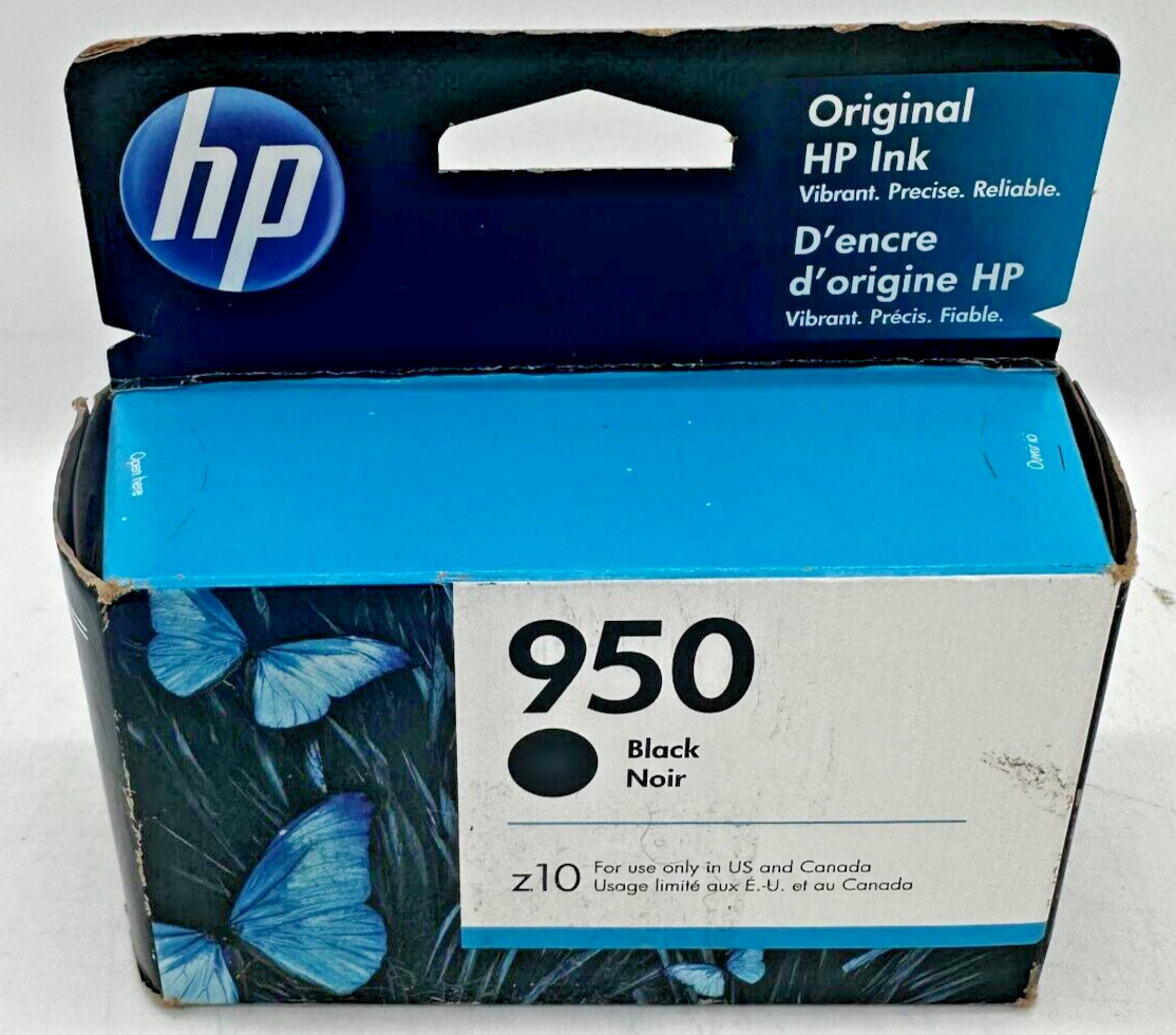 HP 950 Black Officejet Ink Cartridge Date 10/2022 Boxes Have Wear-All Sealed