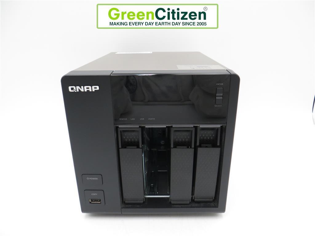 QNAP TS-419P+ 4-Bay NAS Network Attached Storage External Drive - UNTESTED