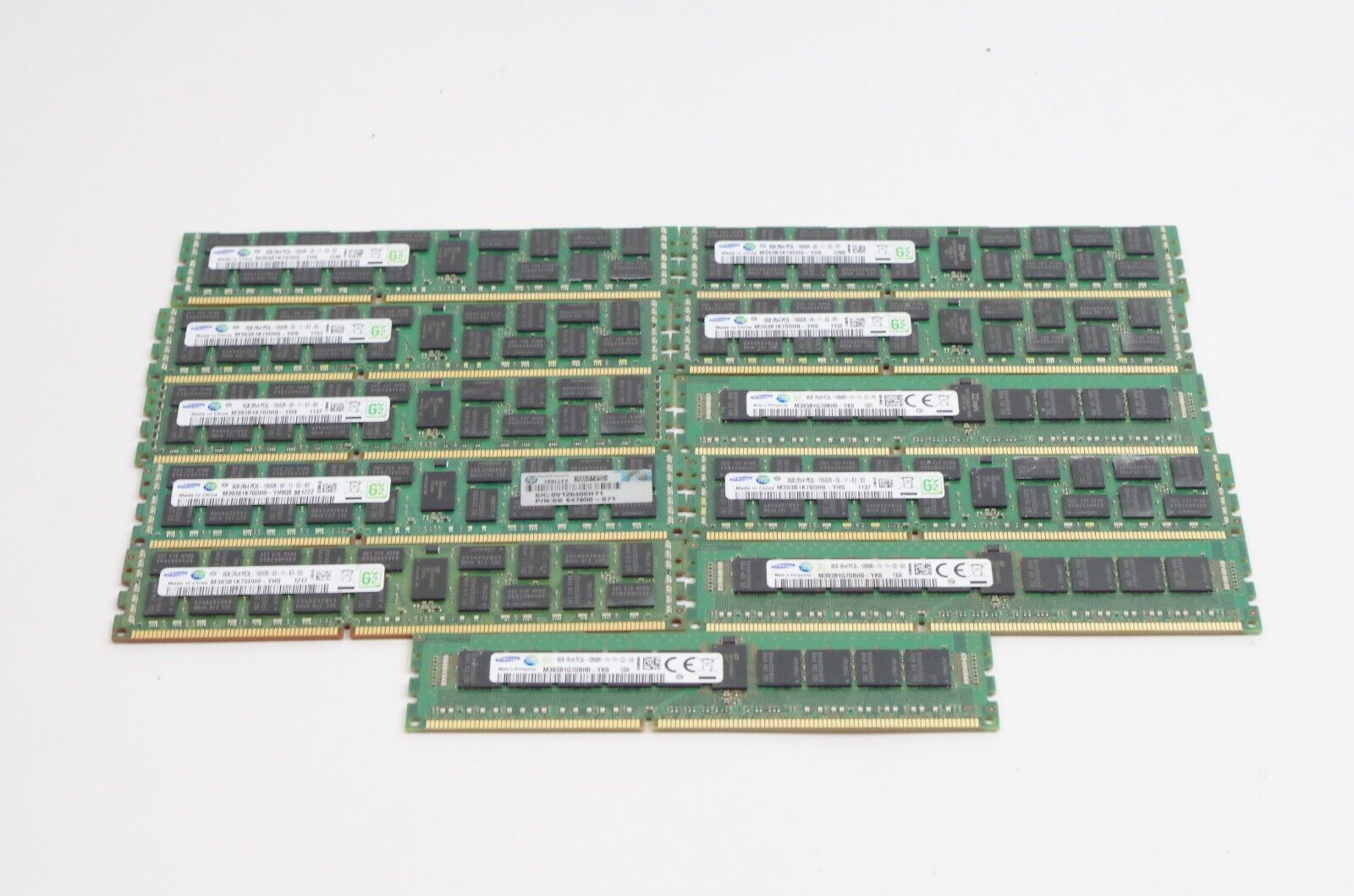 Lot of 36 Samsung Micron 8GB DDR3 PC3/PCL -1060 Desktop Server Memory 10600R