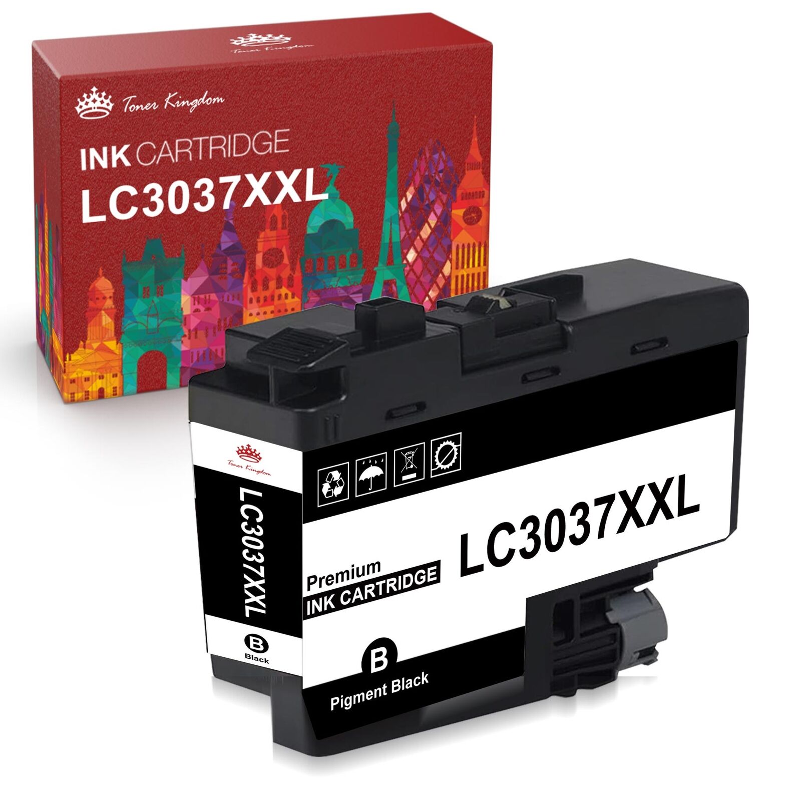 1x Compatible LC3037 Ink Cartridge Replacement for Brother LC3037XXL MFC-J6945DW