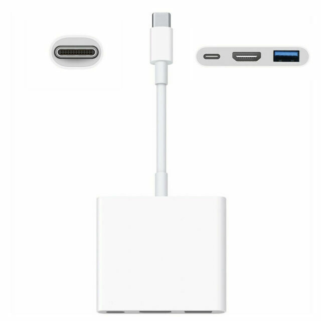 New Apple USB-C Digital AV Multiport Adapter for MacBook A1621 HDMI cable