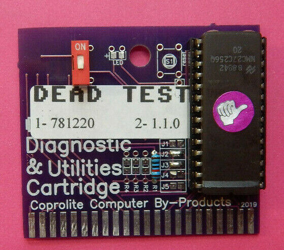 Deadtest COMMODORE 64 / 128  DEAD TEST DIAGNOSTIC cartridge  781220 PN-314139-02