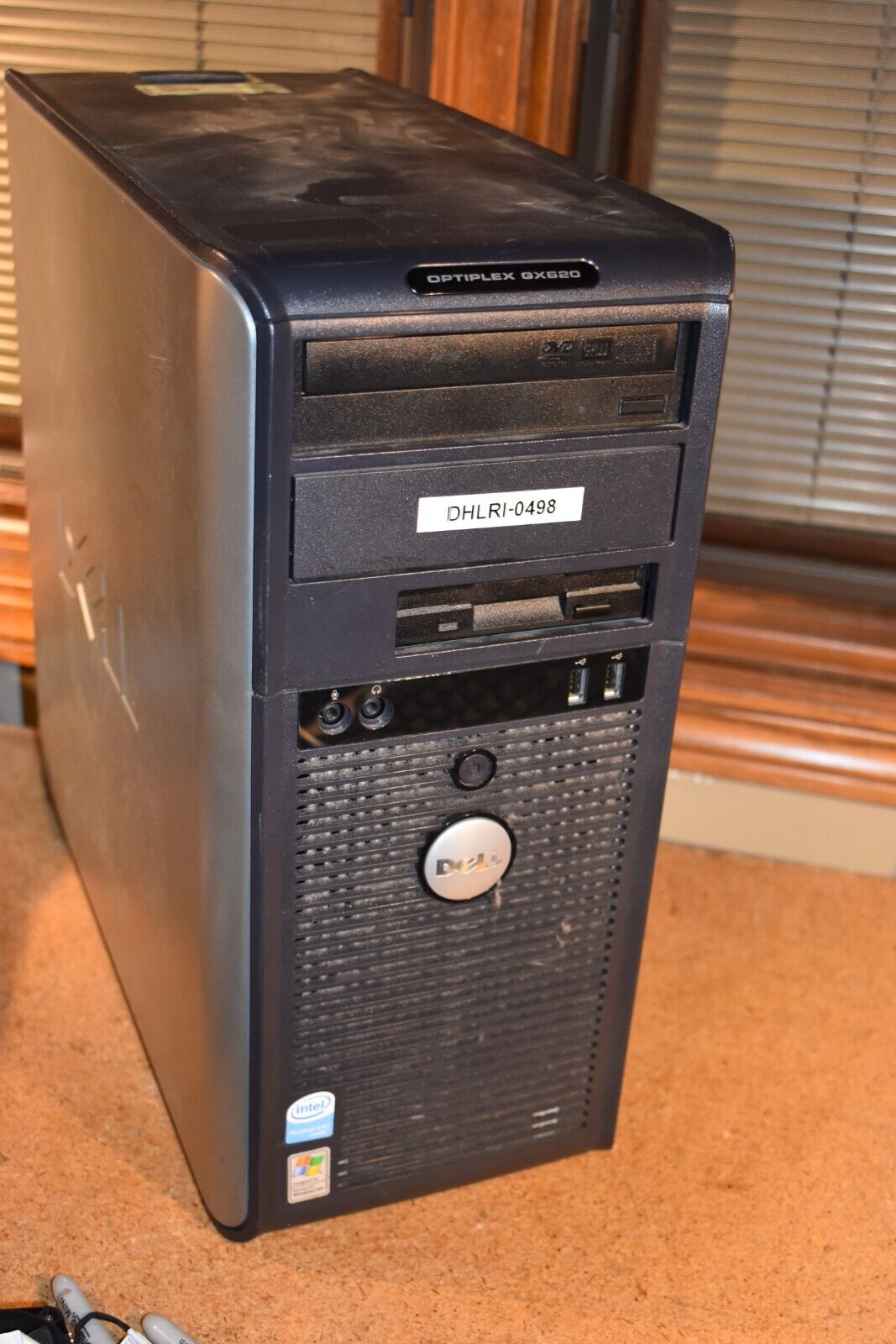 Dell Optiplex GX620 Desktop Pentium 4 3.2GHz 1GB 500GB Windows XP Floppy Drive