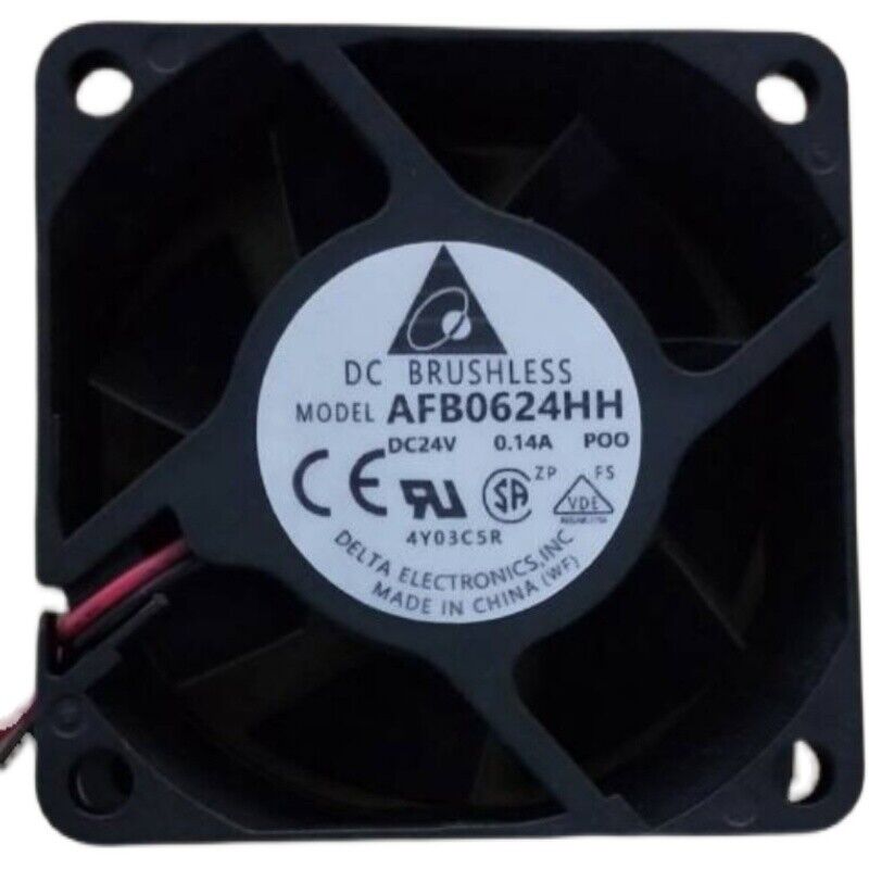 1 pcs Delta AFB0624HH 6025 24V 0.14A double ball inverter cooling fan 2 line