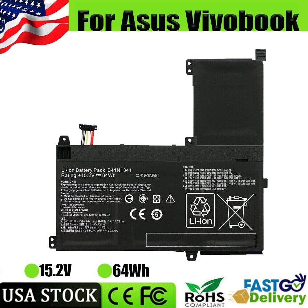 ✅B41N1341 Battery For ASUS Q502L Q502LA Q502LA-BBI5T12 Q502LA-BBI5T14 Series